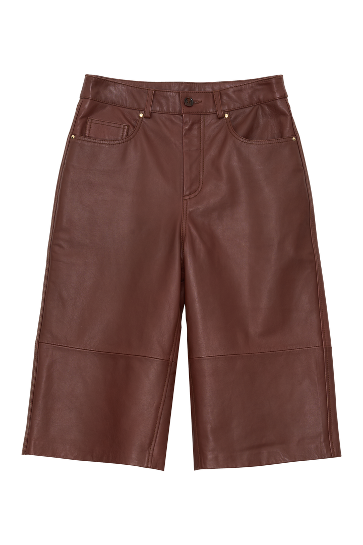 Bermuda en cuir Peter